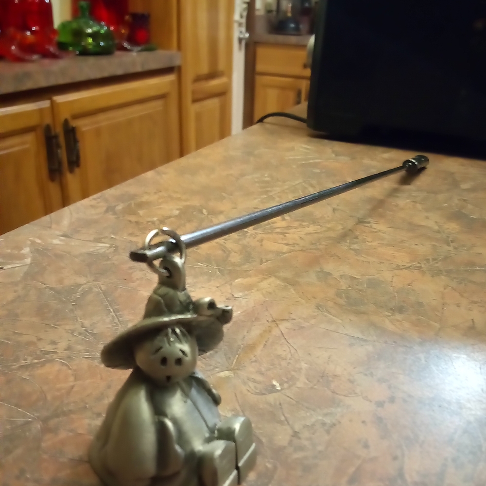 Vintage Pewter Candle Snuffer. - Picture 4 of 14